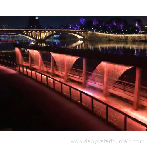 Latest Graphic water curtain digital fountain show